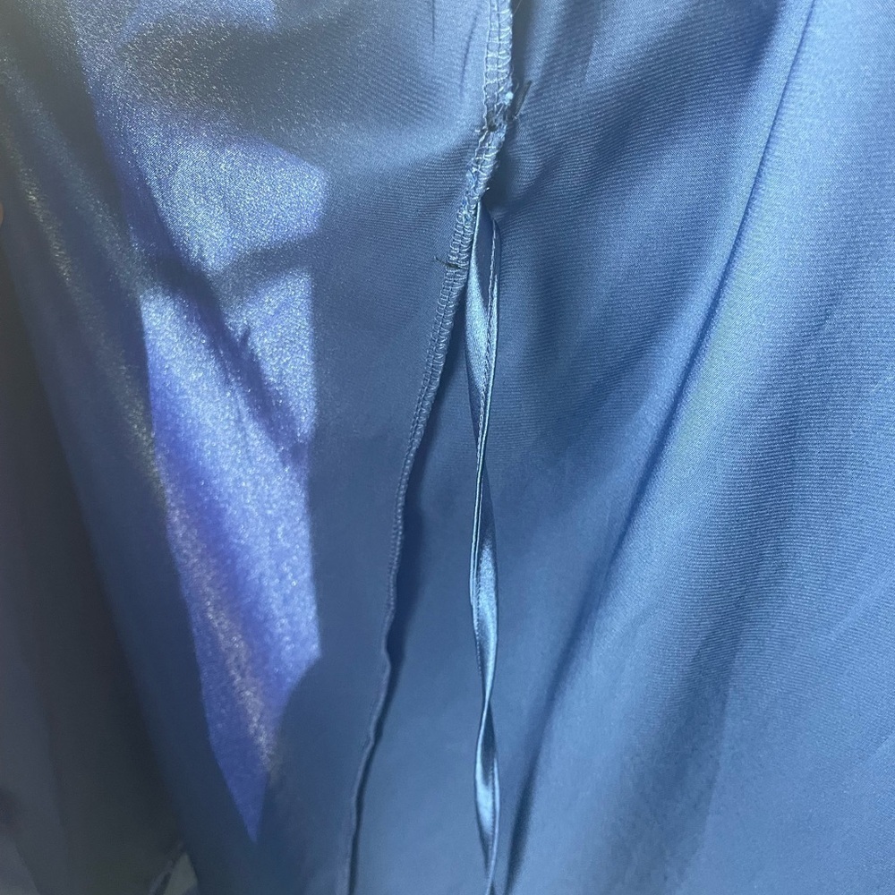 Ekouaer NWT Blue Silky Lace Tie Wrap/Robe Lightweight Ladies Size Large - Picture 7 of 7
